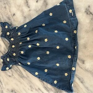 Mayoral Chambray dress with daisies